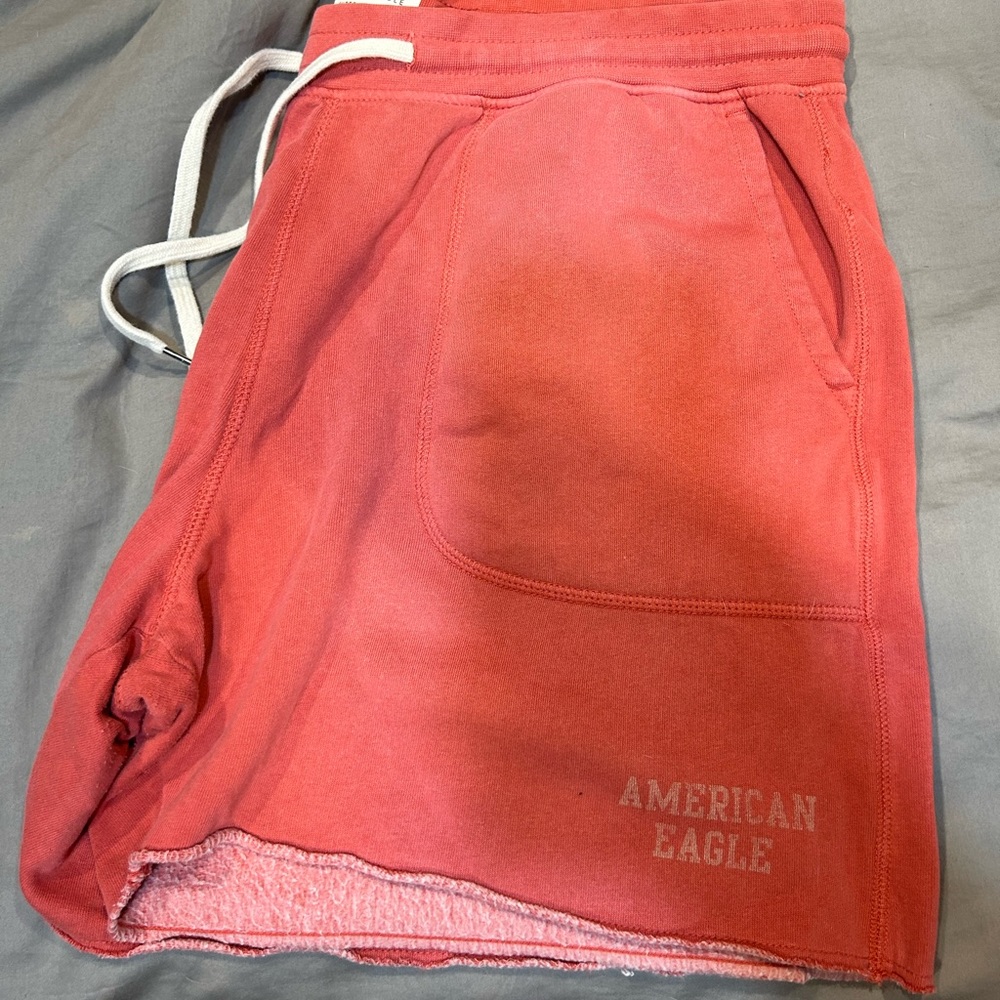 Saturated Red American Eagle summer shorts